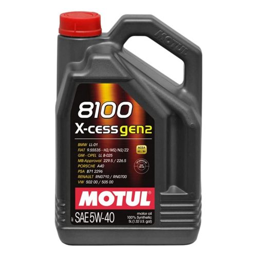Motul 8100 X-cess Gen2 5W-40 Synthetic Oil